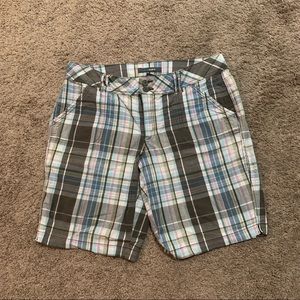 French Cuff Plaid Shorts 10